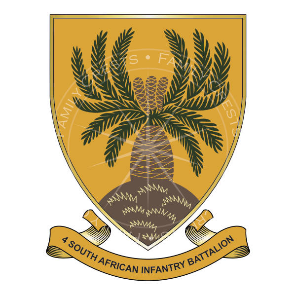 Buy 4 South African Infantry Battalion online • Family Crests • South Africa
